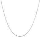 18ct Yellow and White Gold Bead and Snake Chain 20"
