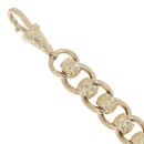 9ct Yellow Gold Rollerball Bracelet 9"