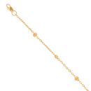 22ct Yellow Gold Bead Bracelet 7"