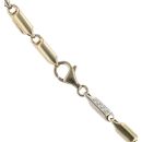 18ct Yellow and White Gold Greek Key Chain 24"