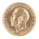 1915 George V Large Head UK Full Sovereign Coin