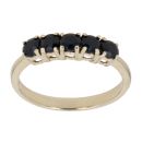 9ct Yellow Gold Five Stone Sapphire Ring
