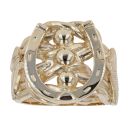 9ct Yellow Gold Horseshoe Ring