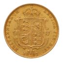 1887 Victoria Jubilee Head UK Half Sovereign Coin