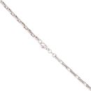 18ct White Gold Fancy Chain 18"