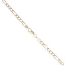 9ct Yellow Gold Figaro Chain 24"