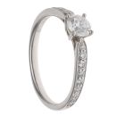 Platinum 0.60ct Brilliant Cut Diamond Solitaire Ring