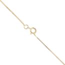 18ct Yellow Gold 0.10ct Princess Cut Diamond Cluster Pendant and Chain 16"