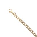 9ct Yellow Gold Curb Barcelet 8"