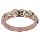 9ct Yellow and Rose Gold Tree Of Life Clogau Wedding Band 3.4mm