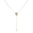 18ct Yellow Gold Rosary Beads 20"