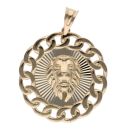 14ct Yellow Gold Lion Pendant
