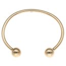 9ct Yellow Gold Plain Torque Bangle