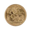 1913 George V Large Head UK Half Sovereign Coin