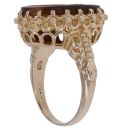 9ct Yellow Gold Tigers Eye Fancy Ring