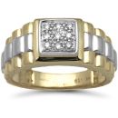 9ct Yellow Gold 0.15ct Diamond Ring