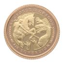 2022 St George And The Dragon Bi-Metallic Proof 1/8th Sovereign Boxed UK Coin