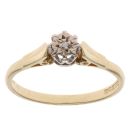 18ct Yellow Gold 0.05ct Diamond Solitaire Ring