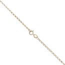 14ct Yellow Gold 1.00ct Princess Cut Diamond Solitaire Pendant And Chain 18"