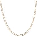 9ct Yellow Gold Figaro Chain 18"