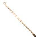 9ct Yellow Gold ID Curb Bracelet 8"