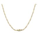 14ct Yellow Gold Monaco Spin Plain Lock Twist Chain 26"