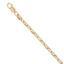 18ct Yellow Gold Anchor Bracelet 8"