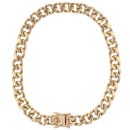 9ct Yellow Gold Curb Bracelet 8.5"