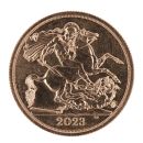 2023 Charles III Crowned Portrait UK Double Sovereign Coin