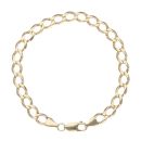 9ct Yellow Gold Curb Bracelet 8"