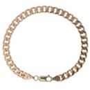 9ct Yellow Gold Curb Bracelet 8"