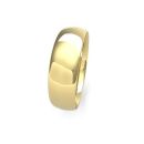 18ct Yellow Gold Traditional Court Wedding Band 6mm