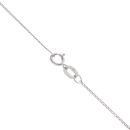 18ct White Gold 0.80ct Brilliant Cut Diamond Cluster Pendant and Chain 18"