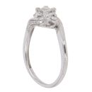 9ct White Gold 0.33ct Brilliant Cut Diamond Solitaire Ring