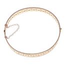 9ct Yellow Gold Celtic Hinged Bangle with Safety Chain