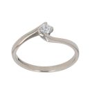 9ct White Gold 0.15ct Diamond Solitaire Ring