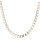 9ct Yellow Gold Curb Chain 22"