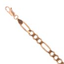 9ct Yellow Gold Figaro Bracelet 7.5"