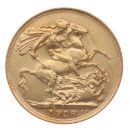 1918 George V Large Head Australia Full Sovereign Coin