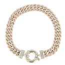 9ct Yellow Gold Double Curb Bracelet 7"