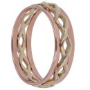 9ct Yellow and Rose Gold Fancy Full Band Ring