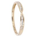 9ct Yellow Gold Diamond Eternity Ring by Anya Belle