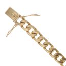 14ct Yellow Gold Curb Bracelet 8.5"