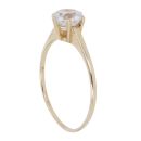 9ct Yellow Gold Cubic Zirconia Single Stone Ring