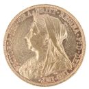 1898 Victoria Old Head UK Full Sovereign Coin