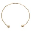 9ct Yellow Gold Plain Torque Bangle