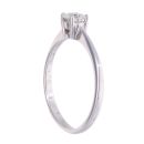 9ct White Gold 0.25ct Diamond Solitaire Ring