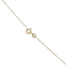 9ct Yellow Gold 0.10ct Diamond Clown Pendant and Chain 18"