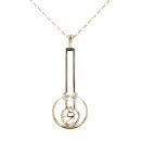 9ct Yellow Gold Rennie Mac Fancy Pendant And Chain  18"