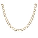 9ct Yellow Gold Curb Chain 22"